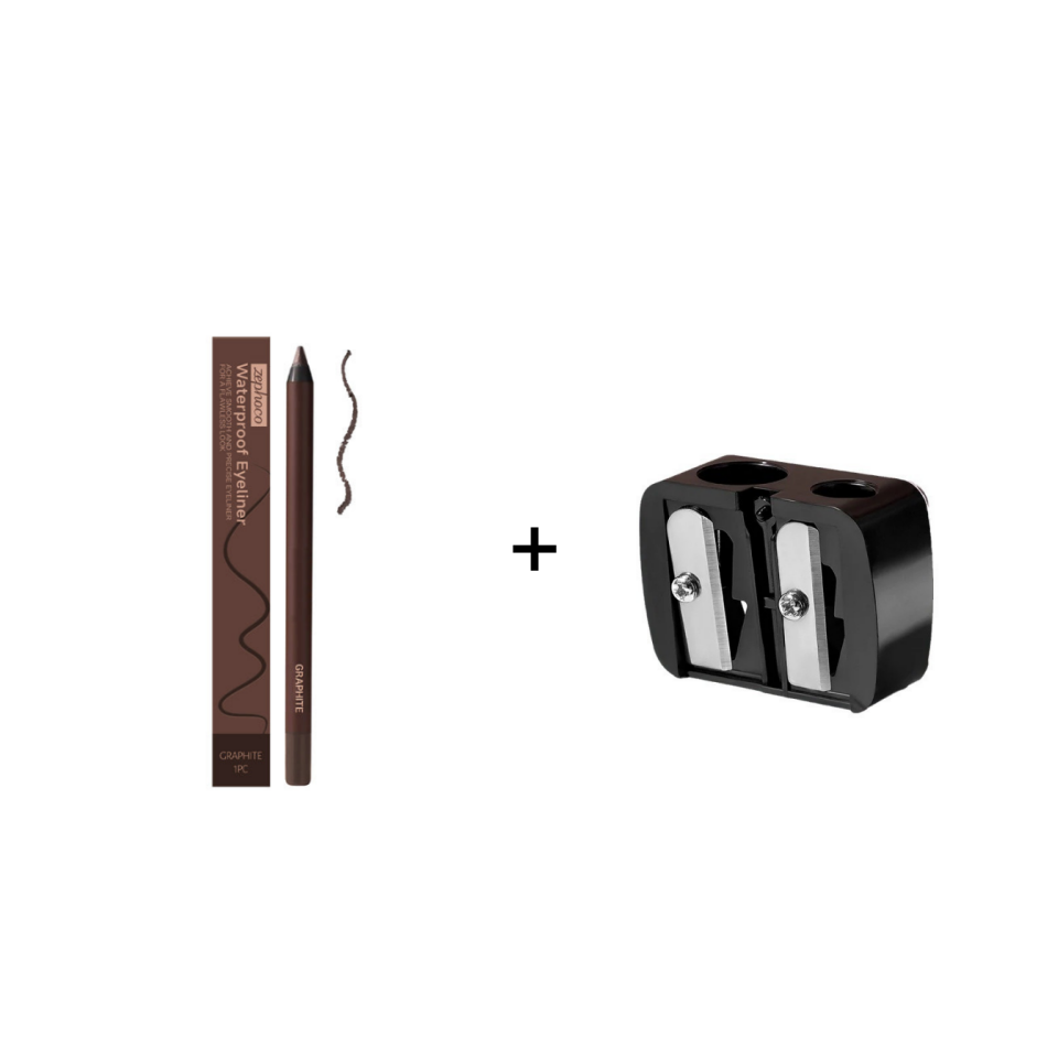 🎁Last Day Buy 1 Get 1 Free🌟24 HR Waterproof Eyeliner Duo Sharpenable Eye Pencil