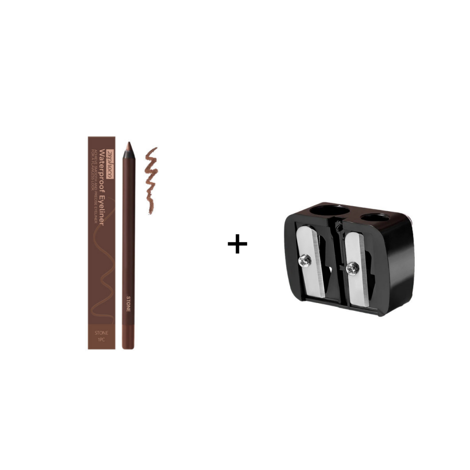 🎁Last Day Buy 1 Get 1 Free🌟24 HR Waterproof Eyeliner Duo Sharpenable Eye Pencil