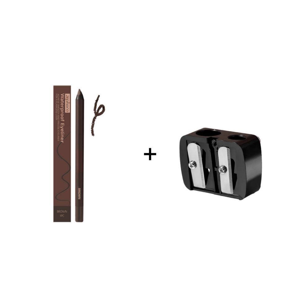 🎁Last Day Buy 1 Get 1 Free🌟24 HR Waterproof Eyeliner Duo Sharpenable Eye Pencil