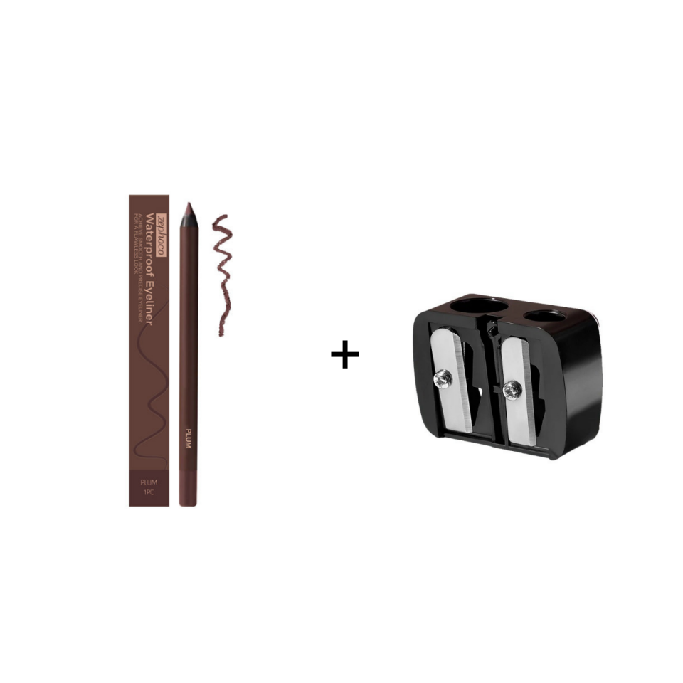 🎁Last Day Buy 1 Get 1 Free🌟24 HR Waterproof Eyeliner Duo Sharpenable Eye Pencil