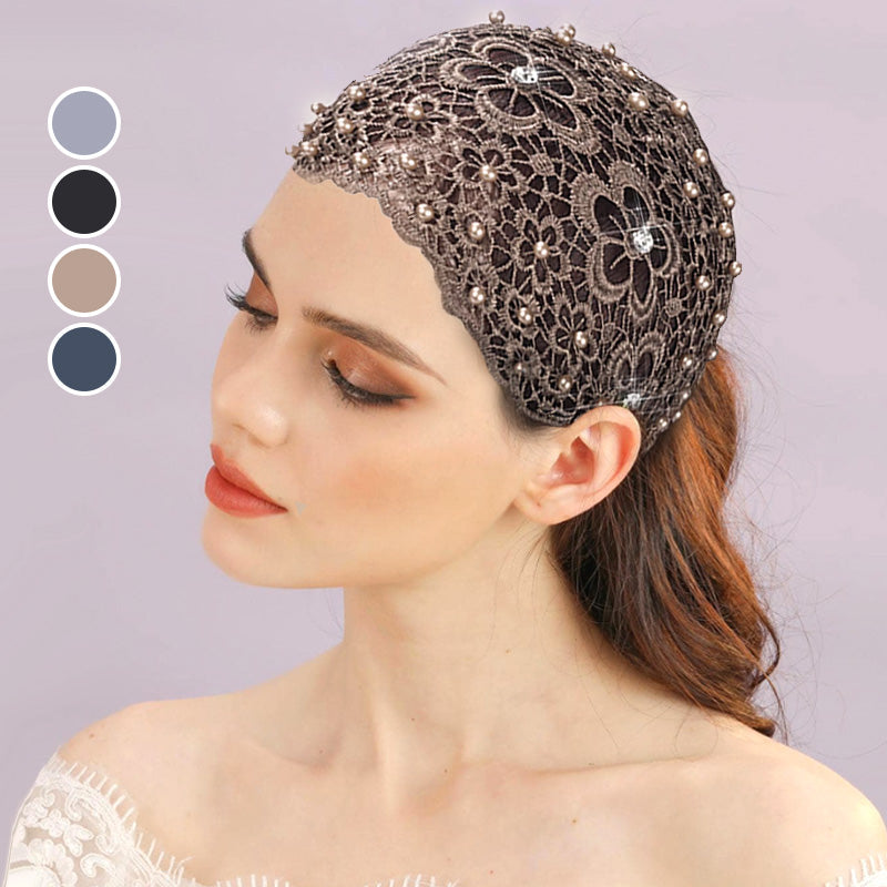 🌞Summer Sale 49% OFF🔥Plum Blossom Hollow Beaded Wide Headband