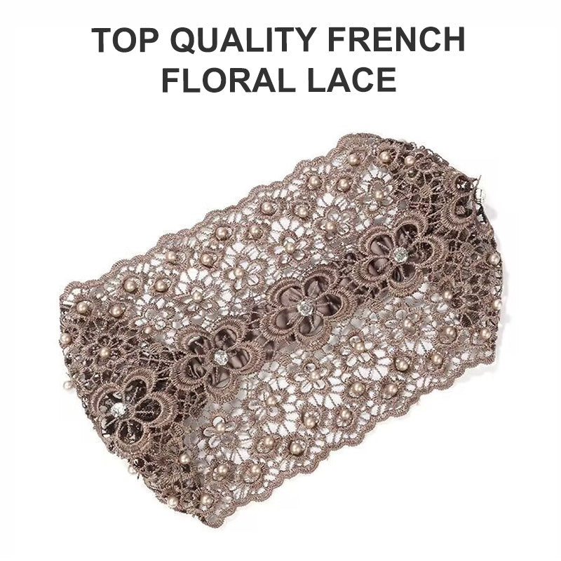 🌞Summer Sale 49% OFF🔥Plum Blossom Hollow Beaded Wide Headband