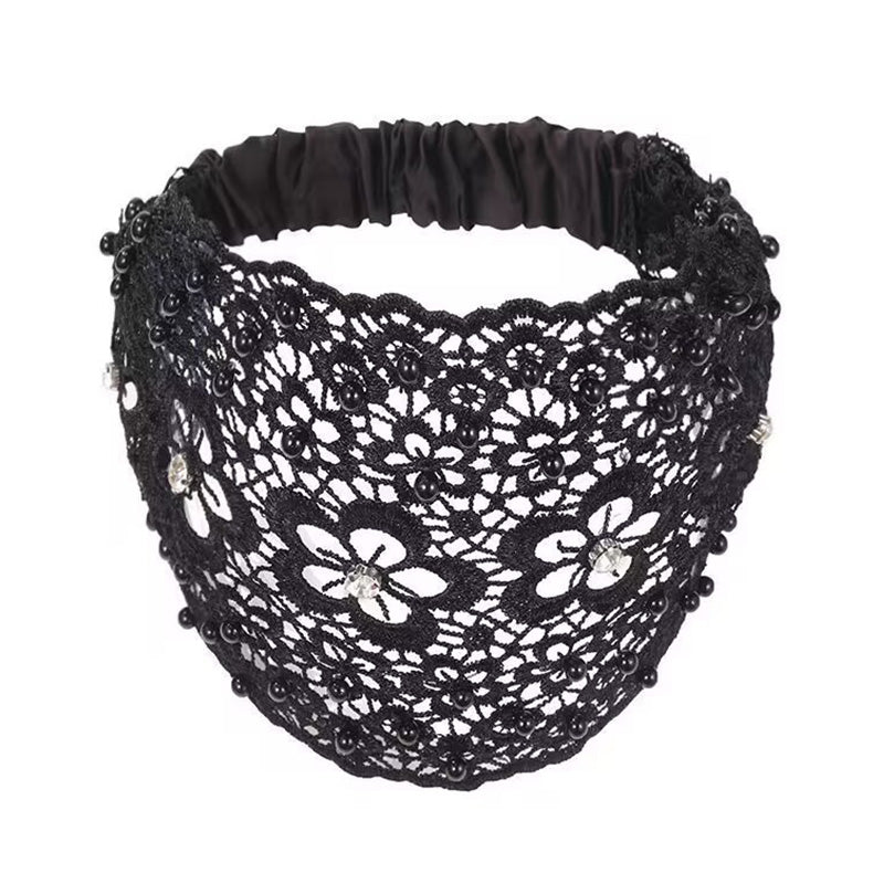 🌞Summer Sale 49% OFF🔥Plum Blossom Hollow Beaded Wide Headband