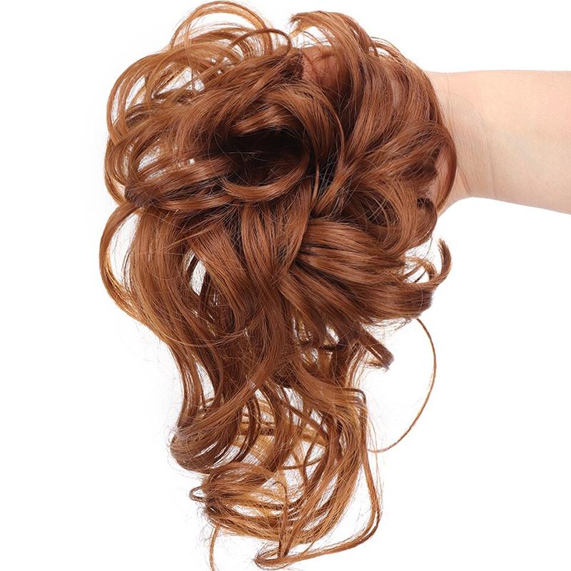 BUY 1 GET 1 FREE+Small gifts!🎁💗Messy Curly Hair Bun Scrunchie Extensions