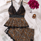 🎉Hot Sale💕Lace Trimmed V-Neck Camisole & Shorts Sleepwear Set