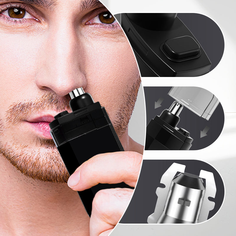 🔥2025 Hot sale🔥Portable Rechargeable Waterproof Nose Hair Trimmer
