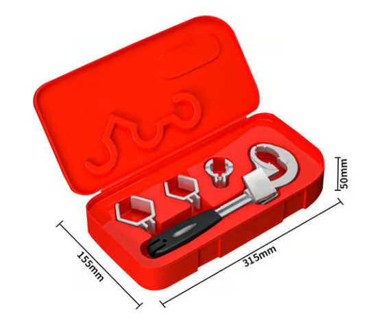 Reach Tight Spaces Instantly! Double-Ended Adjustable Plumbing Wrench