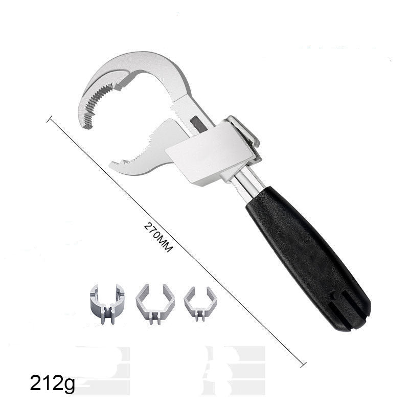 Reach Tight Spaces Instantly! Double-Ended Adjustable Plumbing Wrench