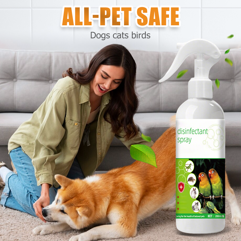 Eliminate Pet Odor & Germs Instantly! Plant-Based Deodorizing Spray