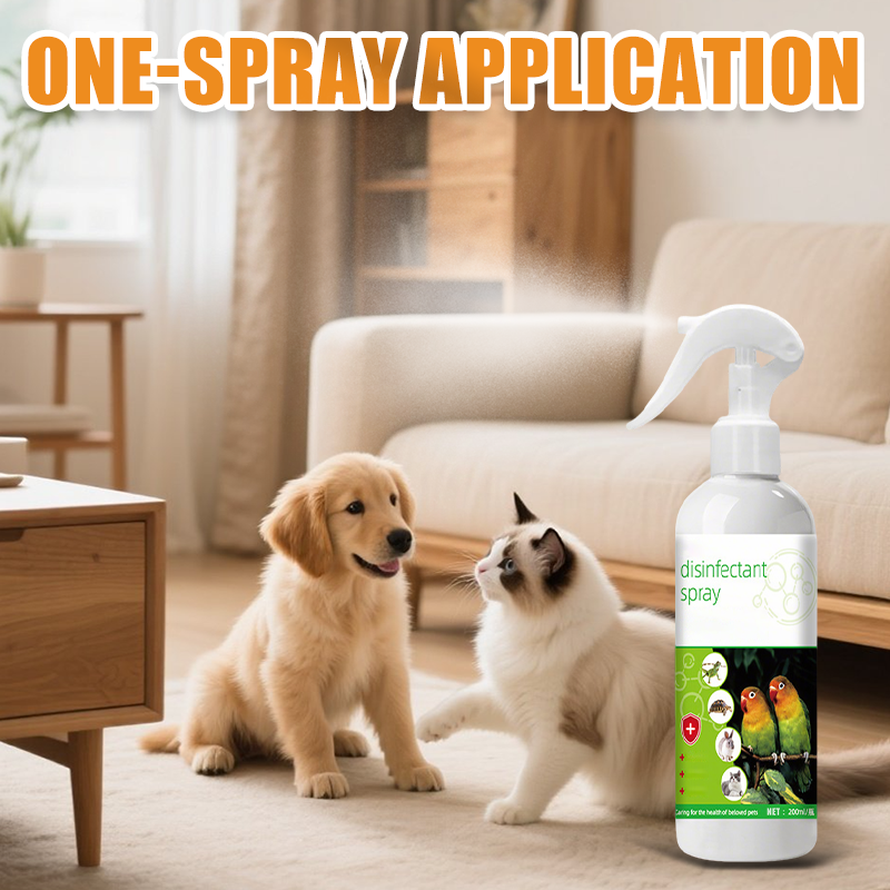 Eliminate Pet Odor & Germs Instantly! Plant-Based Deodorizing Spray