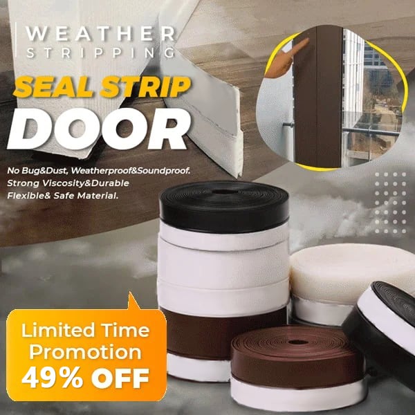 Seal Out Bugs & Noise Instantly! Silicone Door Gap Weatherstrip