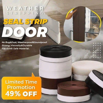 Seal Out Bugs & Noise Instantly! Silicone Door Gap Weatherstrip