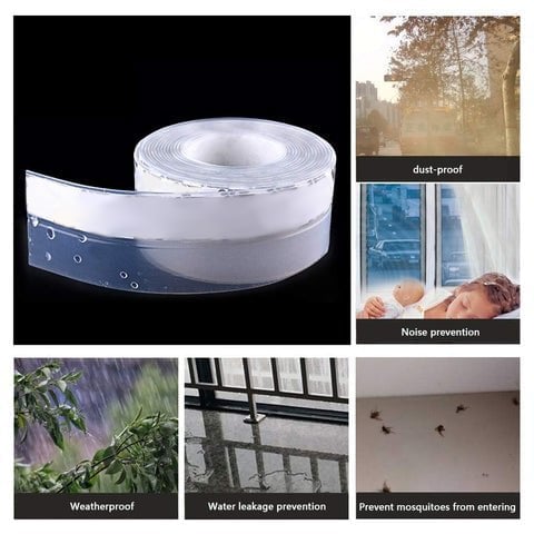 Seal Out Bugs & Noise Instantly! Silicone Door Gap Weatherstrip