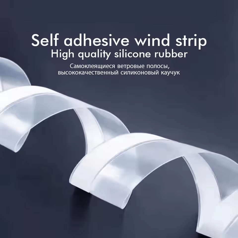 Seal Out Bugs & Noise Instantly! Silicone Door Gap Weatherstrip