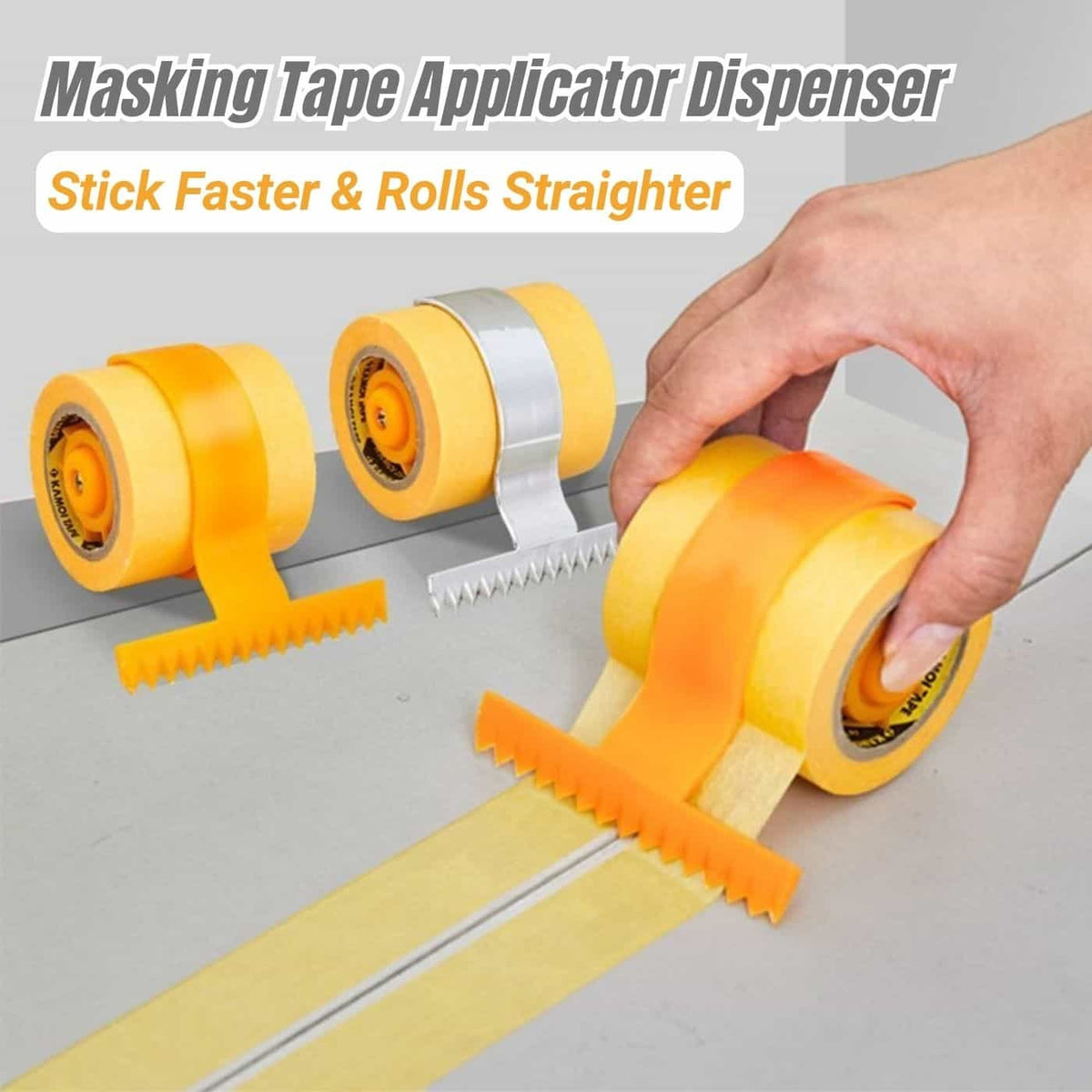 🔥49% OFF — Masking Master Tape Dispenser, Perfect Partner for Anti-Rust Spray, Fast Masking & Clean Cut, No Scissors Needed