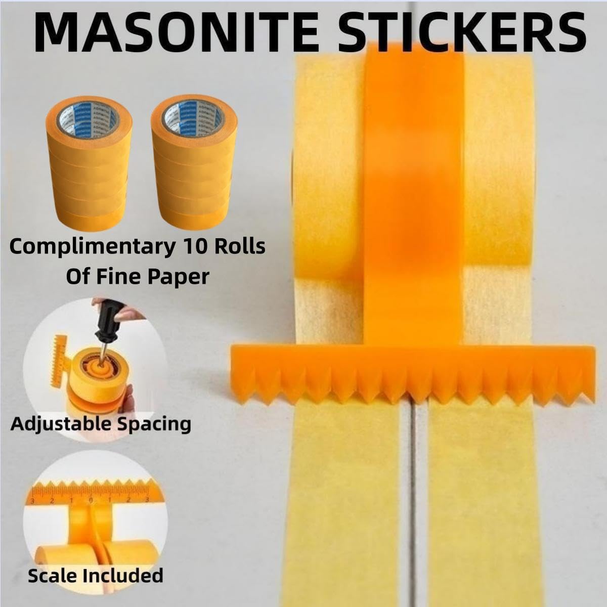 🔥49% OFF — Masking Master Tape Dispenser, Perfect Partner for Anti-Rust Spray, Fast Masking & Clean Cut, No Scissors Needed