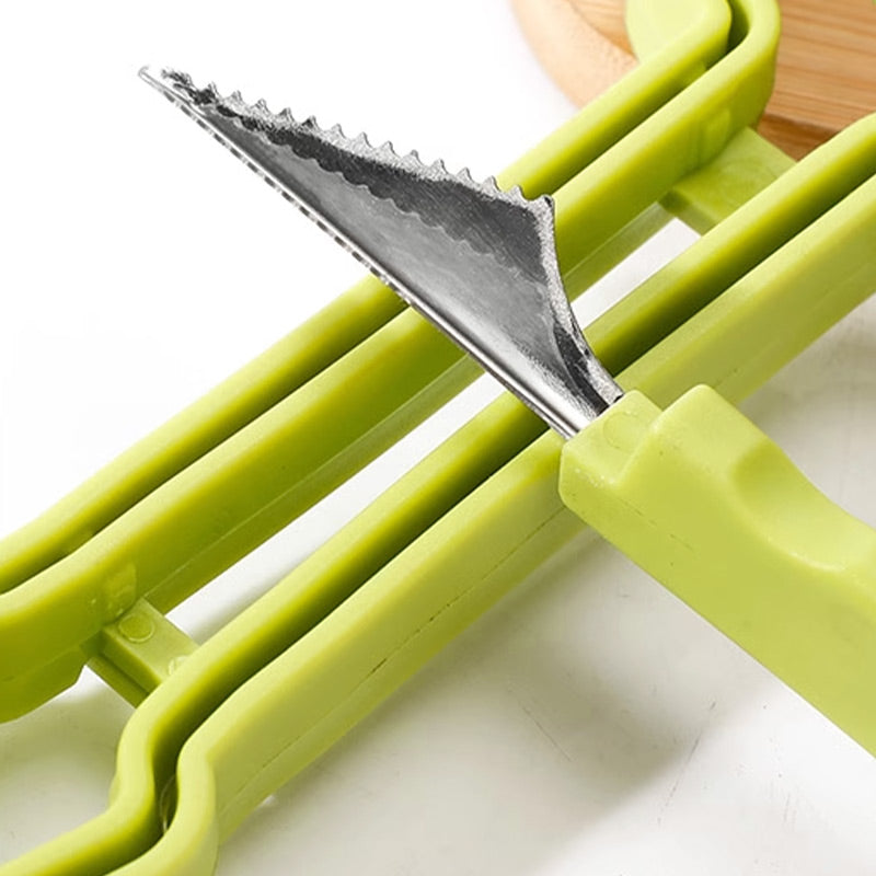 Scoop Fruit Instantly! No-Rust 3-in-1 Melon Baller Kit
