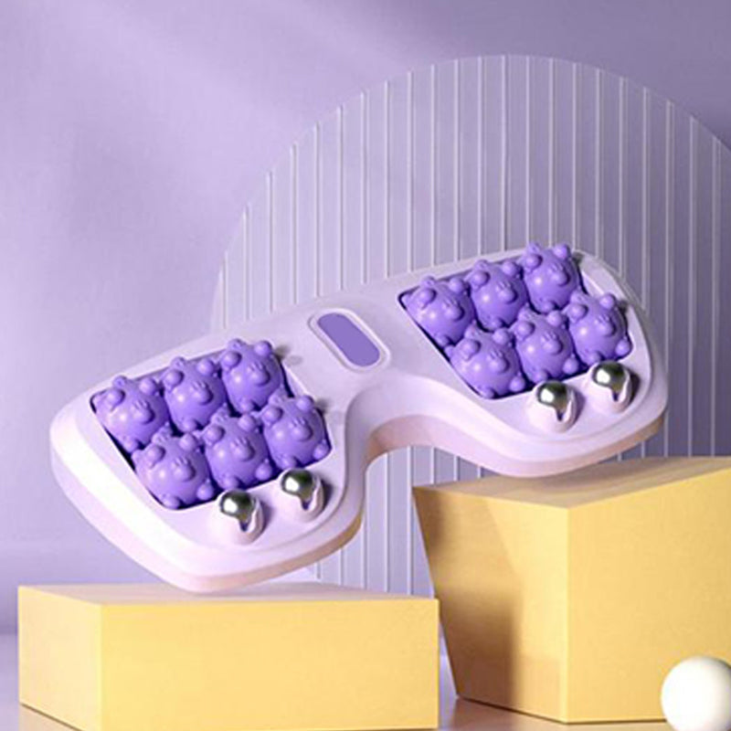 💥🦶✨Sale -50% 💆‍♀️Portable Dual Massage Roller – Relax and instantly relieve feet😌🌿