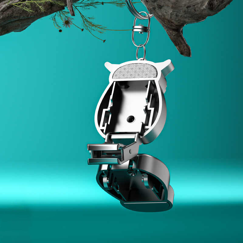 🔥Super cute!✨Mini Foldable Stainless Steel Owl Nail Clippers🦉