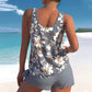 Printed Tankini Swimsuit – Adjustable Fit & Quick-Dry Fabric