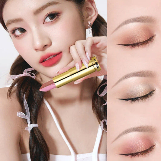 ✨Buy 2 Get 1 Free✨Waterproof Two-Color Shimmer Eyeshadow Stick