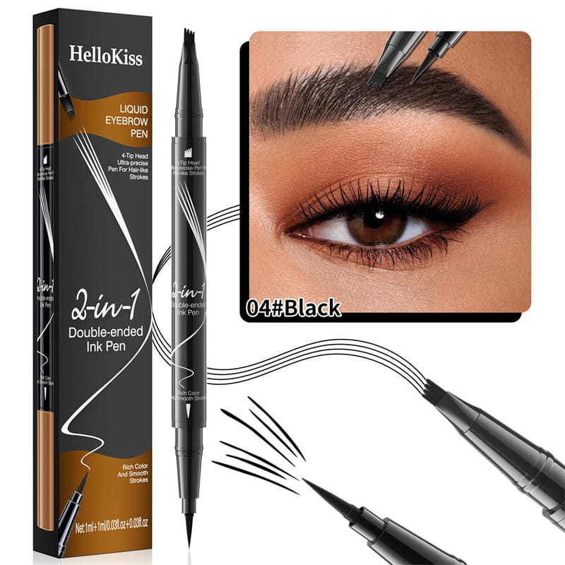 【🎉LAST DAY BUY 2 GET 1 FREE🎉】2-In-1 Waterproof Long-Lasting Eyebrow Pen