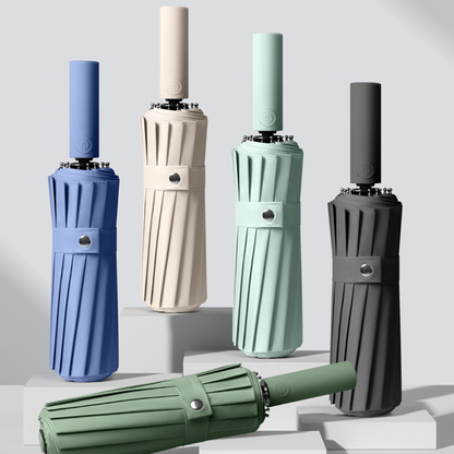 Stay Dry Instantly! Windproof UPF50+ Automatic Umbrella