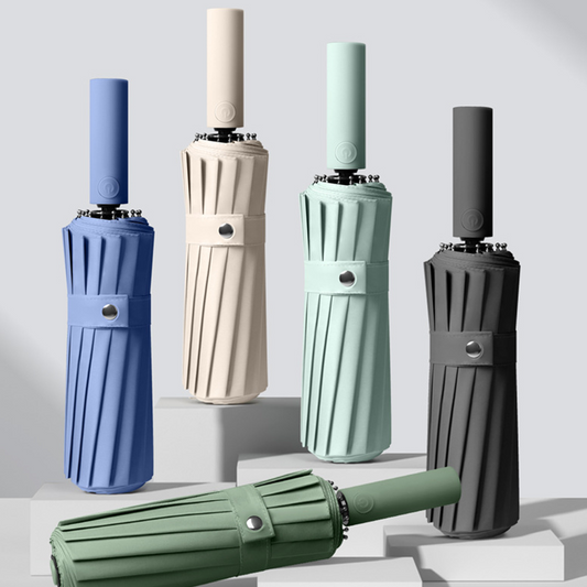 Stay Dry Instantly! Windproof UPF50+ Automatic Umbrella