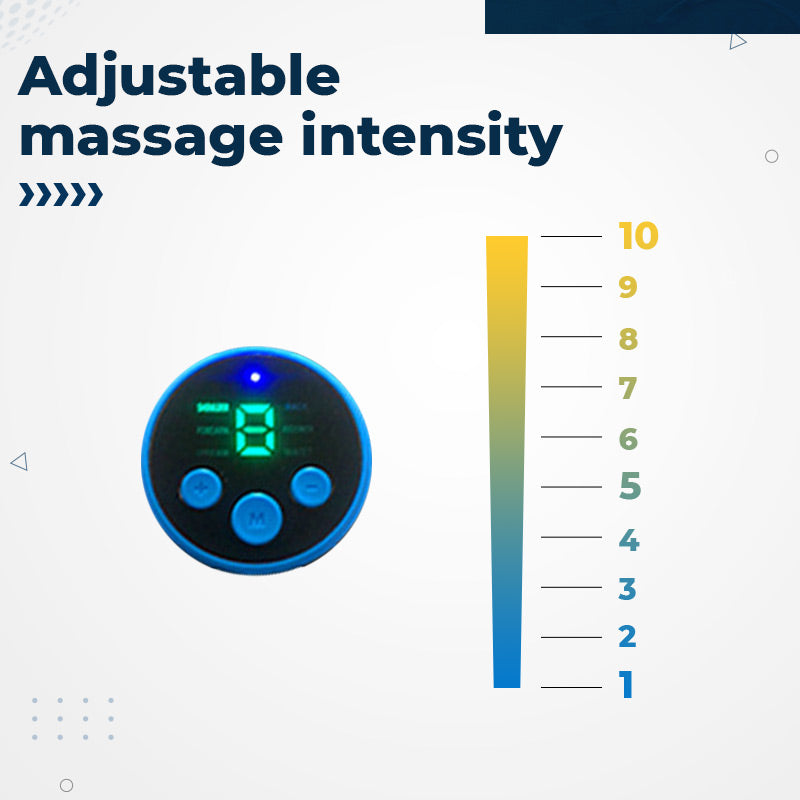 Portable Mini Massager Adjustable Intensity for Neck, Back, Waist, Hips & Legs. Relax Anywhere! 💆‍♀️✨