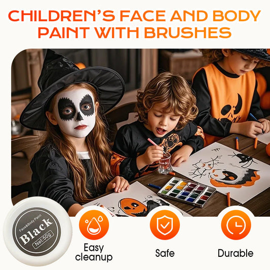Children’s Face and Body Paint with Brushes