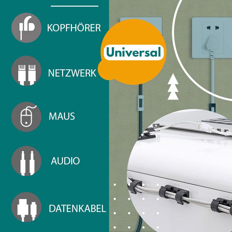 Organize Cables Instantly! Self-Adhesive Cable Management Clips