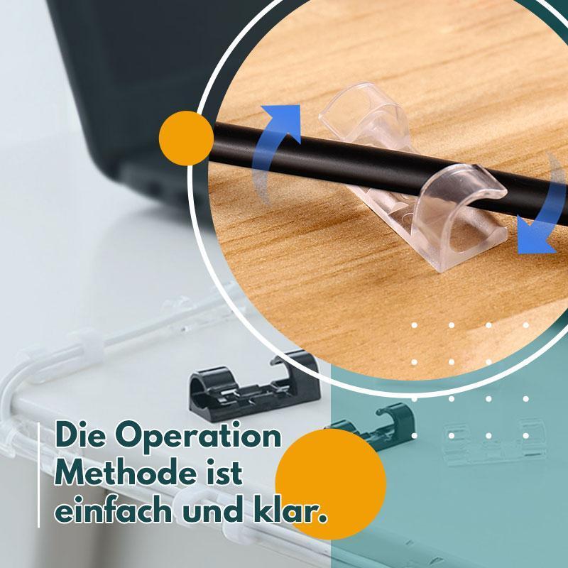 Organize Cables Instantly! Self-Adhesive Cable Management Clips