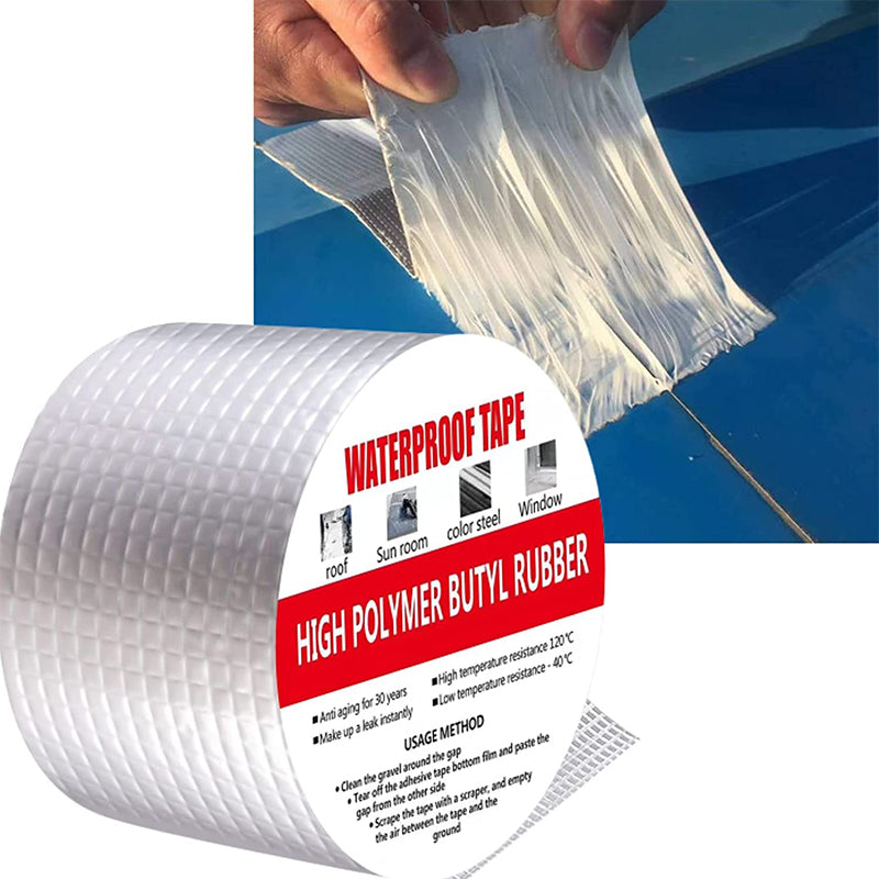 Seal Leaks Instantly! No-Mess Heavy-Duty Waterproof Tape