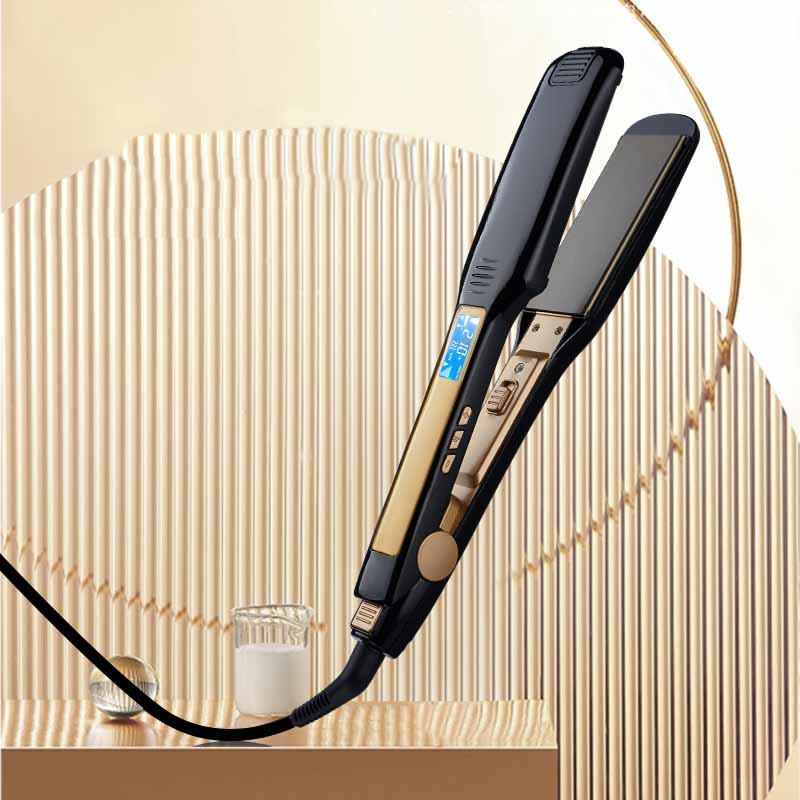 LCD Display Hair Straightener with Adjustable Temperature