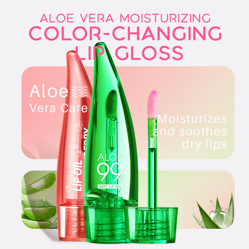 🎁✨ Buy 1 Get 1 Free 🎁✨Aloe Vera Moisturizing Color-Changing Lip Gloss