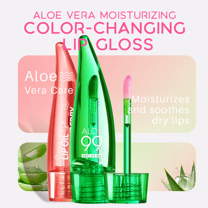 🎁✨ Buy 1 Get 1 Free 🎁✨Aloe Vera Moisturizing Color-Changing Lip Gloss