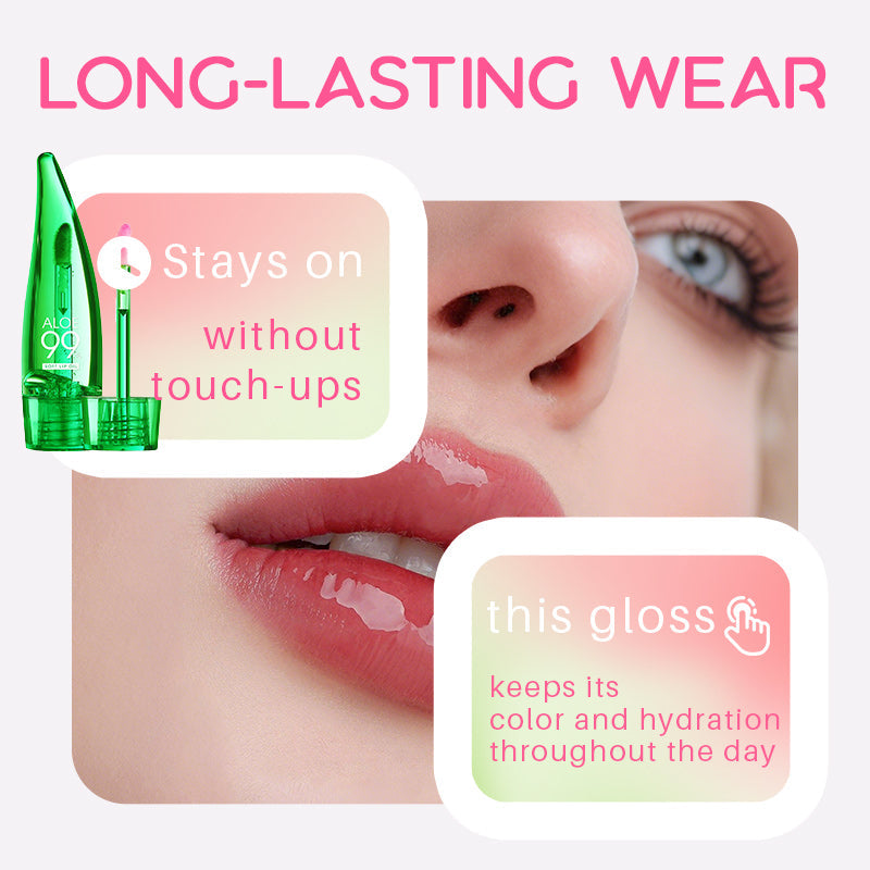 🎁✨ Buy 1 Get 1 Free 🎁✨Aloe Vera Moisturizing Color-Changing Lip Gloss