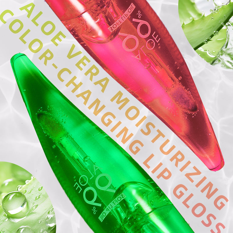 🎁✨ Buy 1 Get 1 Free 🎁✨Aloe Vera Moisturizing Color-Changing Lip Gloss