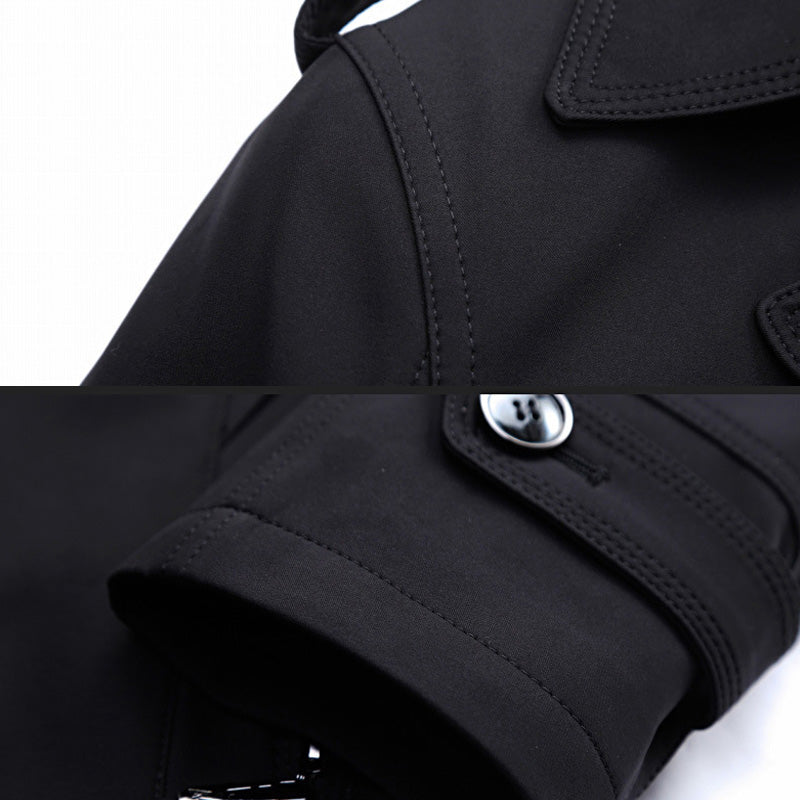 ⏰Limited Time Offer🔥|Men's Classic Mid-Length Double-Layer Coat