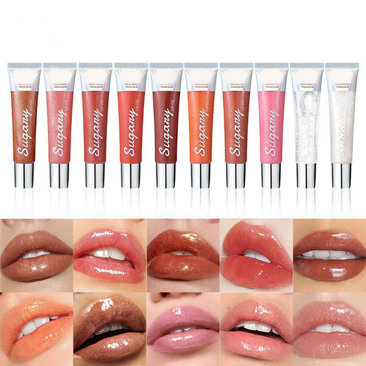 🔥BUY 1 GET 1 FREE🔥Crystal Sparkle Lip Gloss with Hydrating Shine