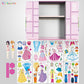 Dress Up Instantly! No-Screen Magnetic Princess Doll Set