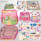 Dress Up Instantly! No-Screen Magnetic Princess Doll Set