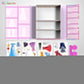 Dress Up Instantly! No-Screen Magnetic Princess Doll Set