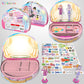 Dress Up Instantly! No-Screen Magnetic Princess Doll Set