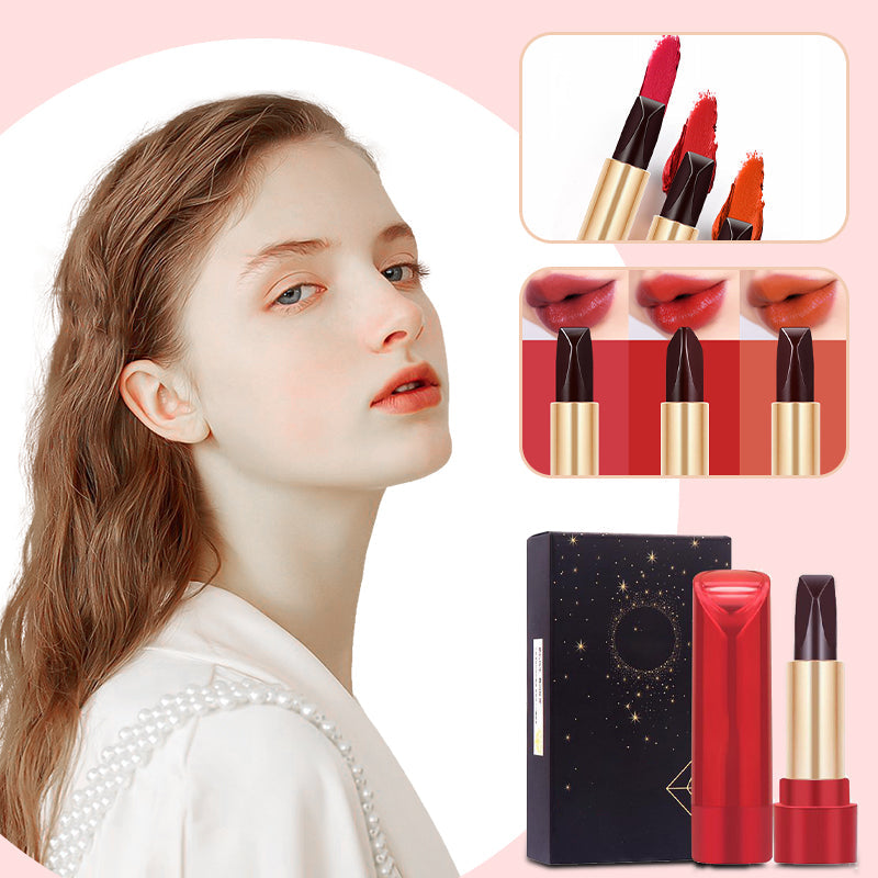 3 Color Moisturizing Waterproof Long Lasting Lipstick📢📢Flash Sale: Ending in 3 Hours!⏰⏰