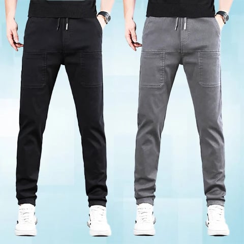 Stretch Fabric, Multi-Pocket & Water-Repellent & Breathable