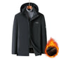 ❄️Winter Promotion 50%💕Best Gift - Men’s Padded Thermal Plush Parka Jacket with Removable Hood