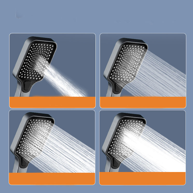 Boost Shower Power Instantly! No-Clog 4-Mode Silicone Spray Head