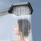 Boost Shower Power Instantly! No-Clog 4-Mode Silicone Spray Head
