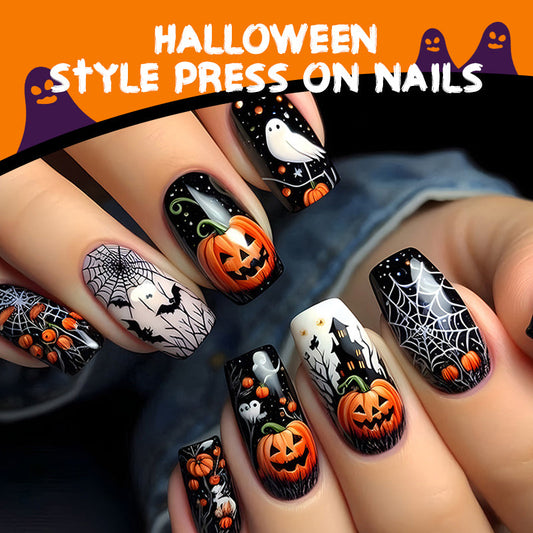 Halloween Style Press On Nails